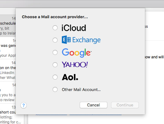 Mac mail not sending